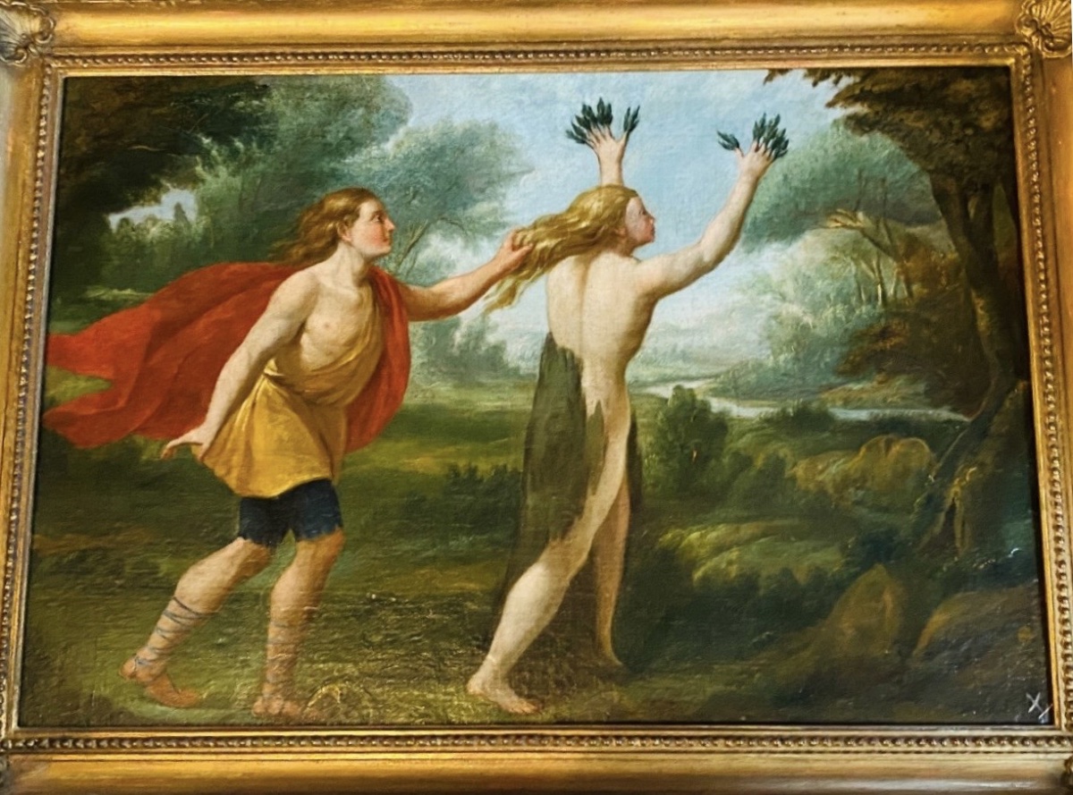 Apollo And Daphne, A Large Oil-on-canvas Painting From The Late 17th Century Based On The Metamorphoses By-photo-4