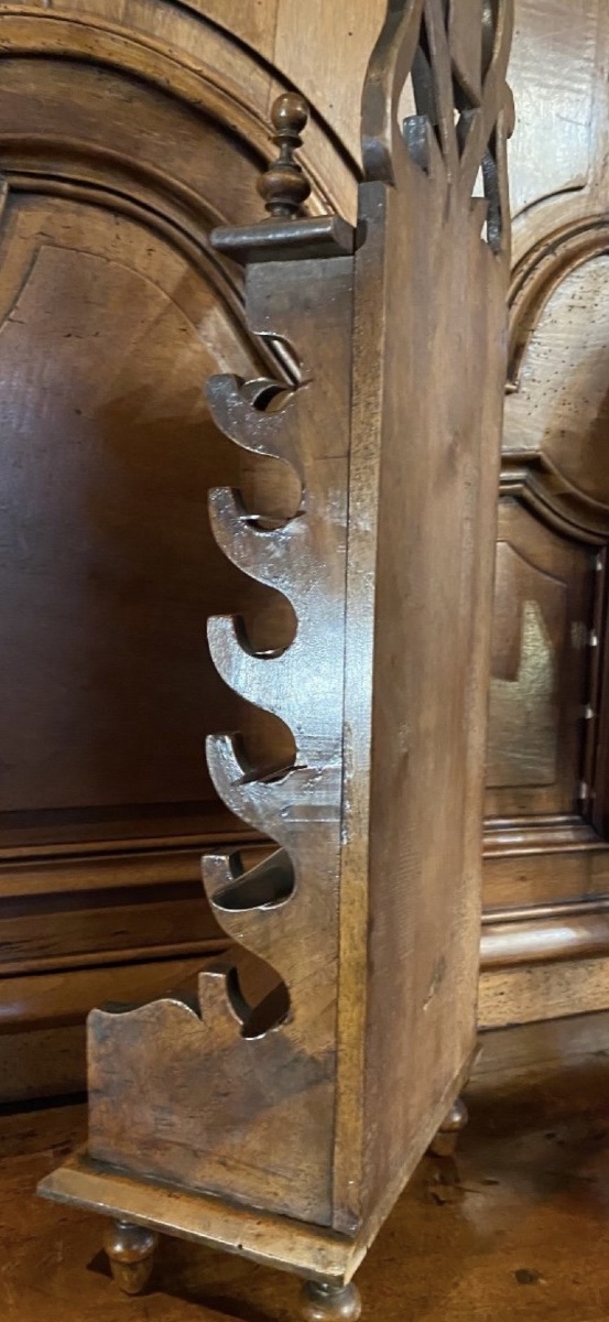 Provençal Knife Block Or Knife Holder Made Of Walnut-photo-6