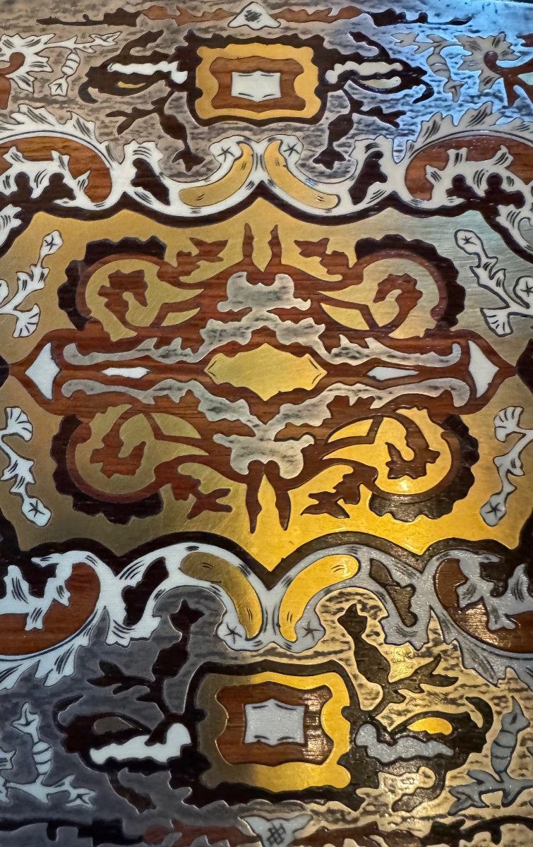 Important Boulle Marquetry Chest With A Tin Bottom, Napoleon III Period-photo-3