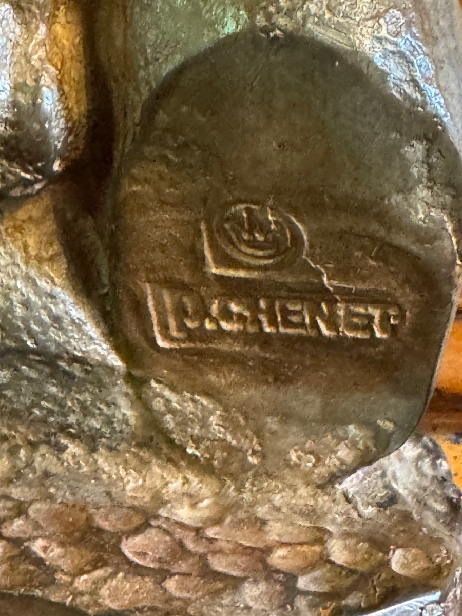 TORSE D'HOMME À L'ANTIQUE, BRONZE À PATINE NUANCÉE PAR PIERRE CHENET-photo-2