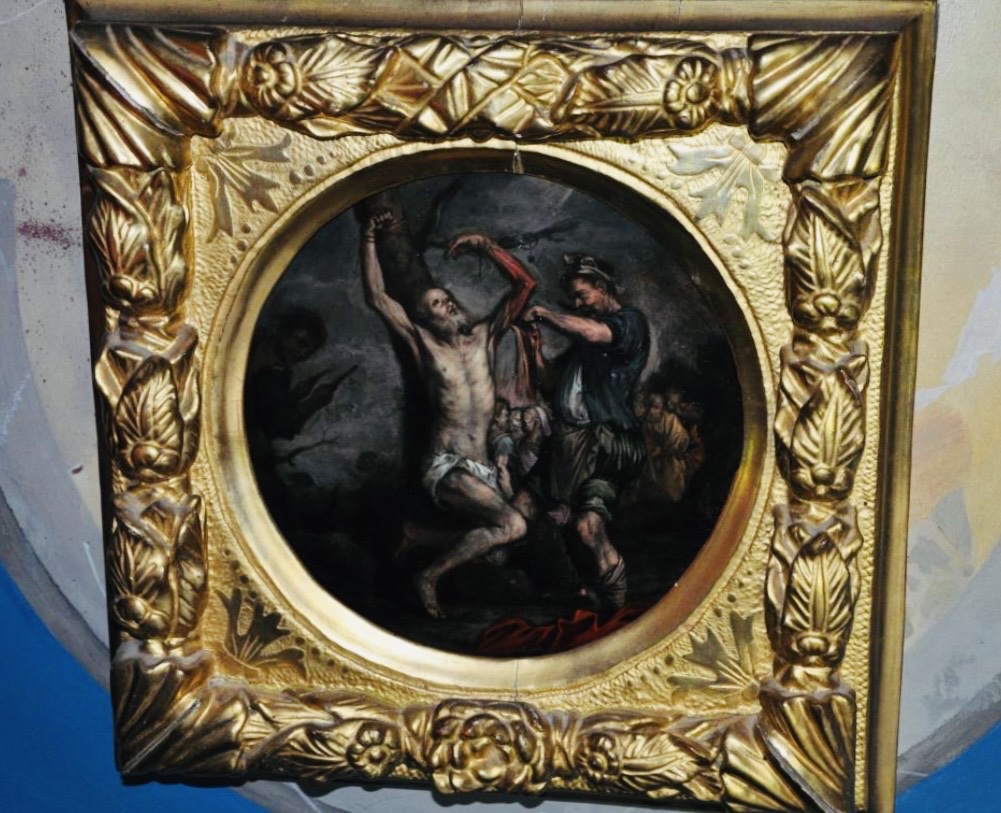 MARTYRE DE SAINT BARTHÉLEMY, HUILE SUR CUIVRE DU XVIIe SIECLE D'APRÈS JUSEPE DE RIBERA