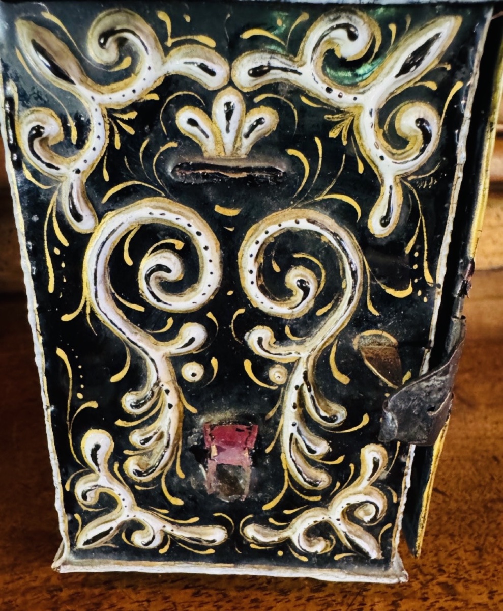 Limoges Enamel Carriage Lantern Depicting Henri II And Diane De Poitiers, Early 10th Century-photo-4