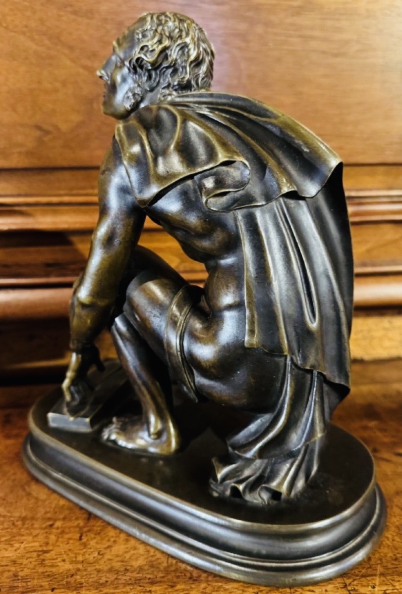 The Knife Grinder (l'arrotino) - The Scythian Who Skinned Marsyas, An Important 11th-century Bronze From The Grand Tour-photo-1