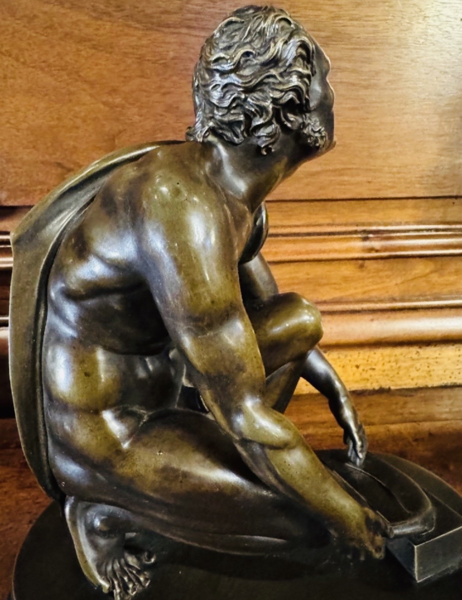 The Knife Grinder (l'arrotino) - The Scythian Who Skinned Marsyas, An Important 11th-century Bronze From The Grand Tour-photo-3