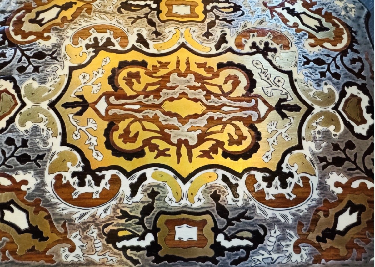 Important Boulle Marquetry Chest With A Tin Bottom, Napoleon III Period-photo-6