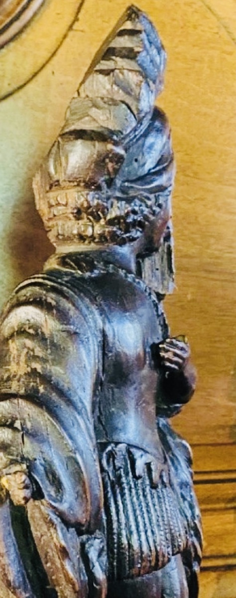 LE BAISER D'ADIEU - RARE HAUT-RELIEF EN BOIS SCULPTÉ DU XVIIIE SIÈCLE-photo-5