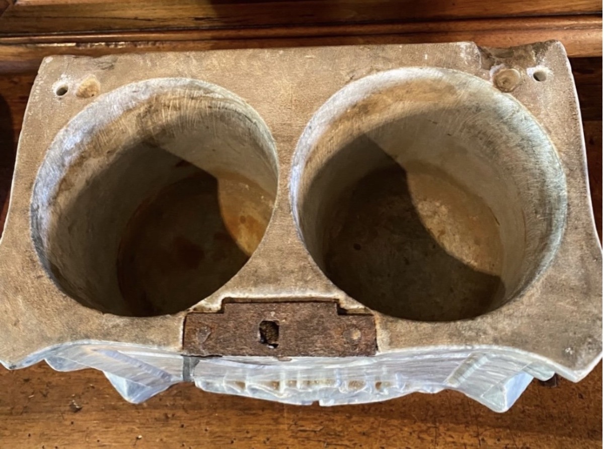 Blue Turquin Marble Offal Box - Regency Period, 18th Century-photo-3