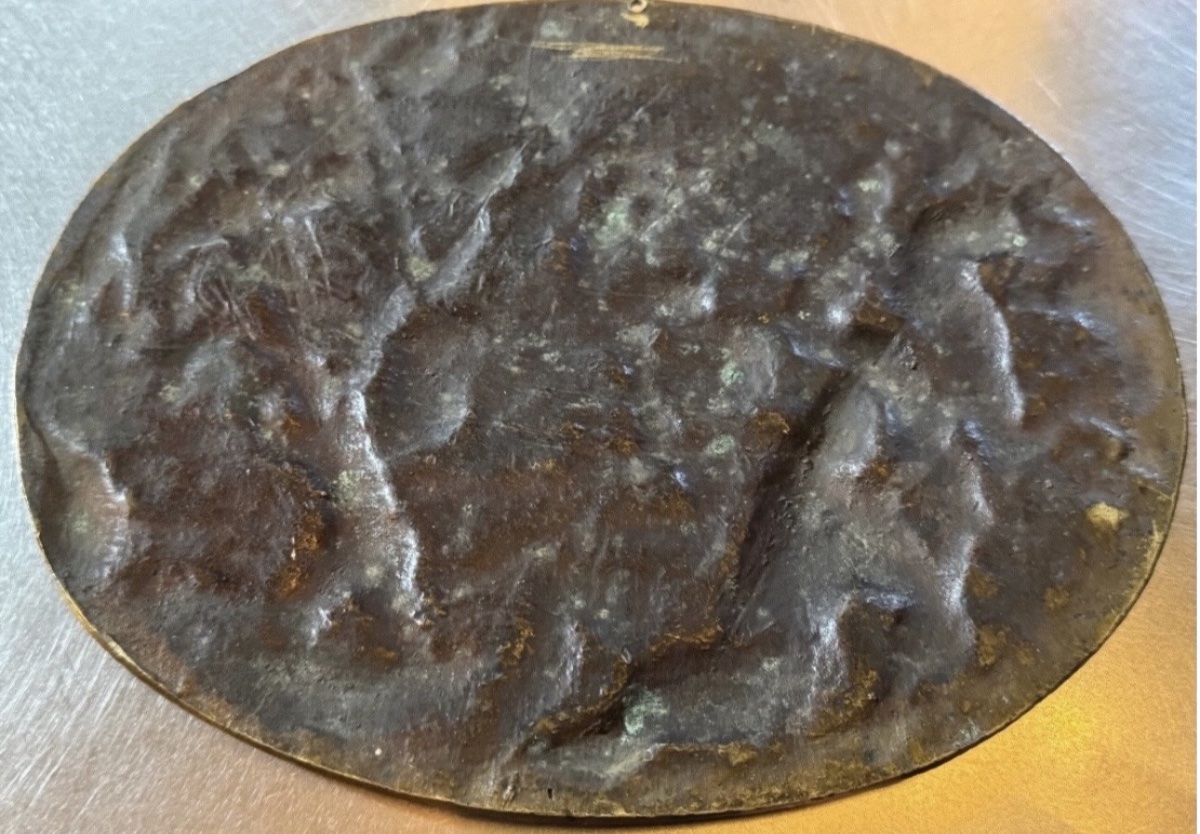 LA CONVERSION DE SAINT PAUL, GRANDE PLAQUE EN BRONZE DU XVII EME SIÈCLE EN FORT RELIEF-photo-4