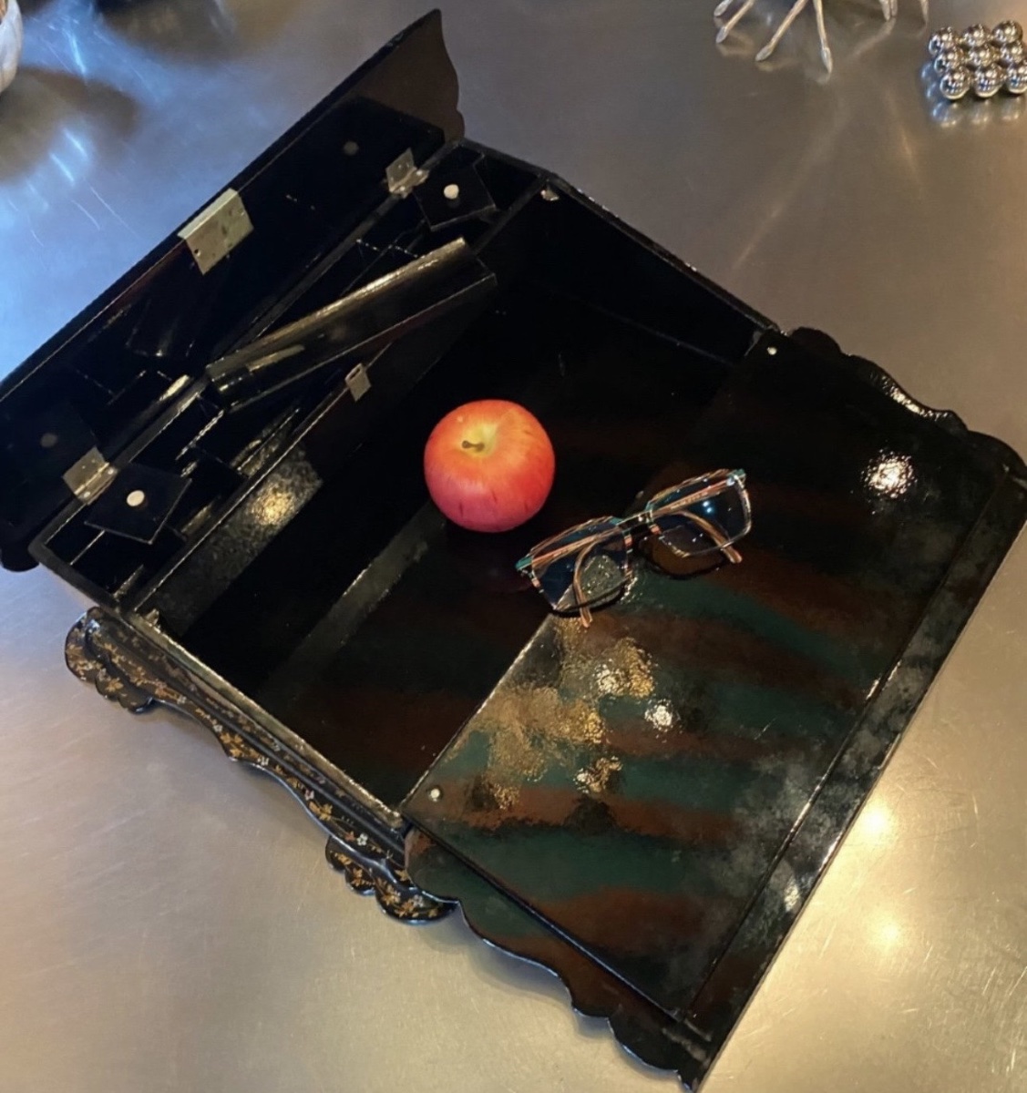 Vintage Napoleon III-era Burgoté Travel Writing Set-photo-5