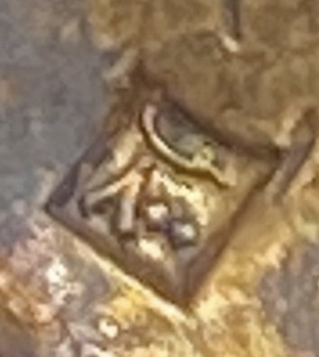 EGYPTOMANIA, BELLE BROCHE AUX MOTIFS ÉGYPTIENS 1ÈRE MOITIÉ DU XX EME SIÈCLE-photo-5