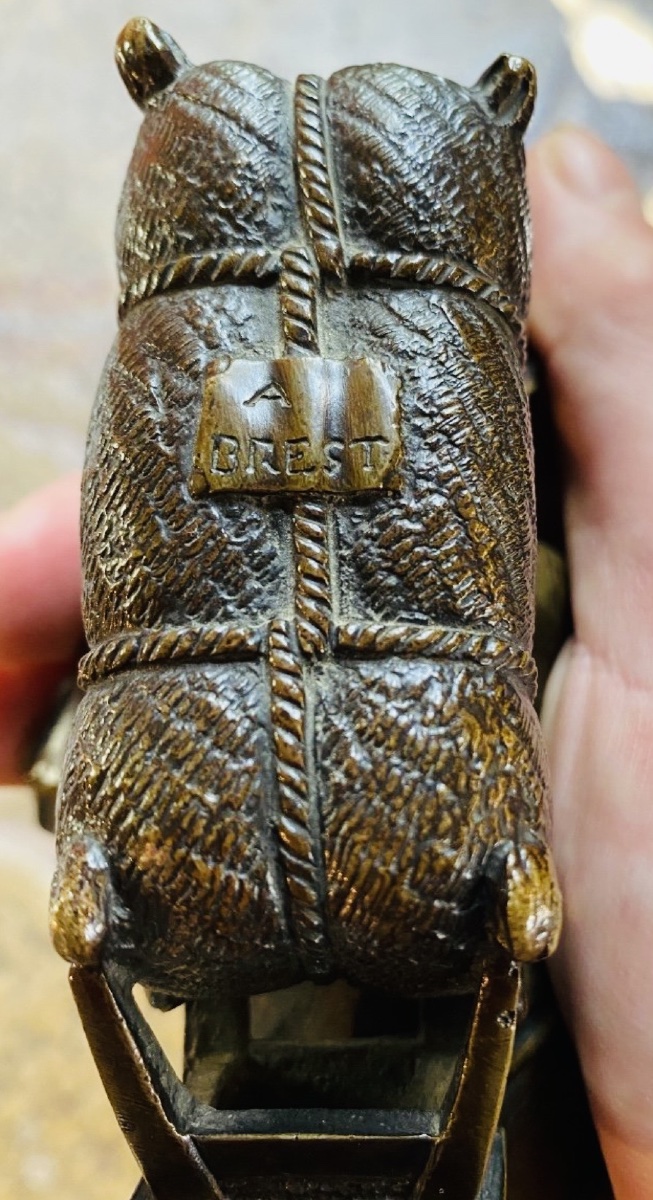 Pair Of Renaissance-style Bronze Bell Rings, 19th Century-photo-2