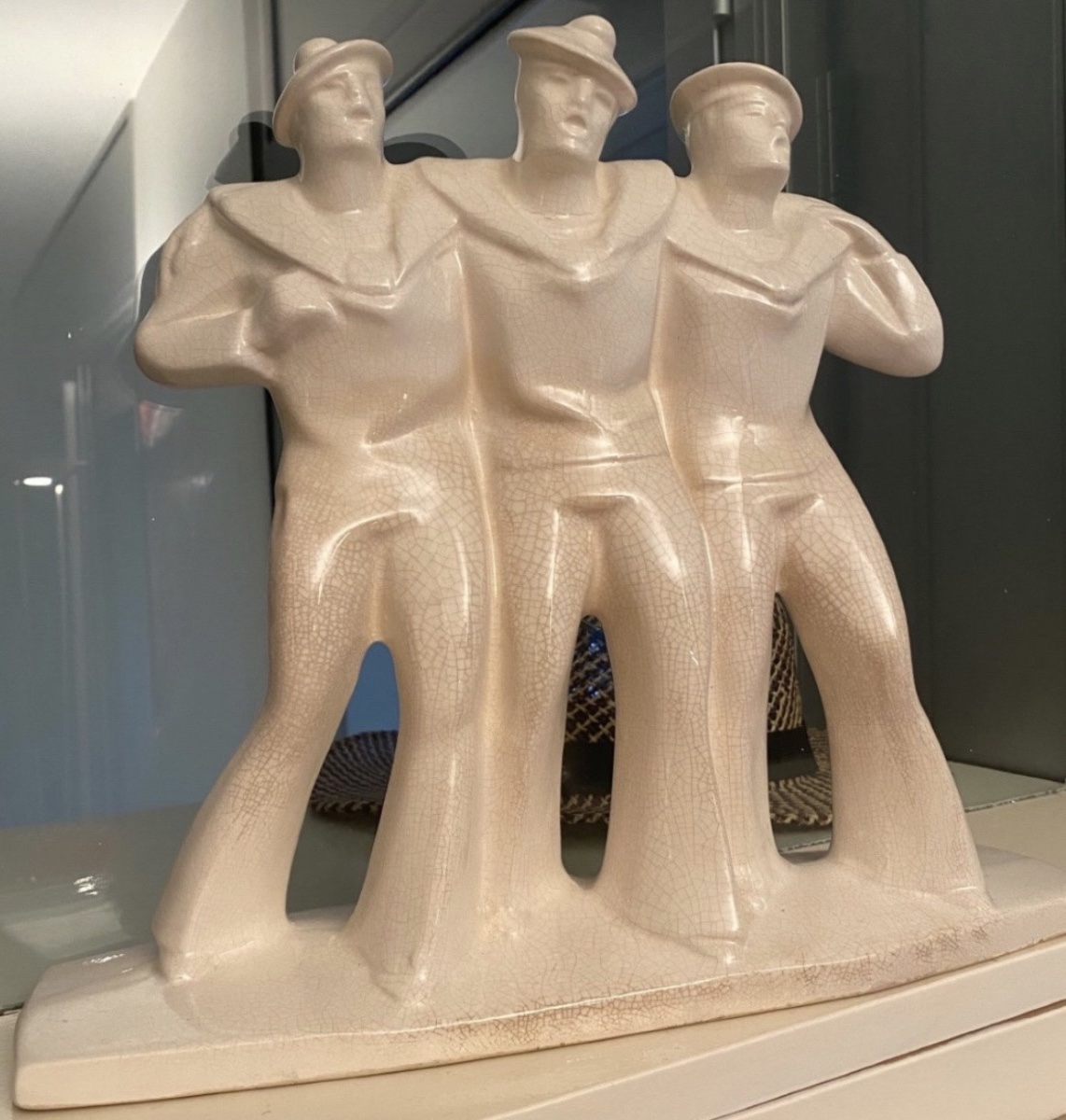We're The Navy Guys, Crackled Earthenware From Niderviller-photo-2