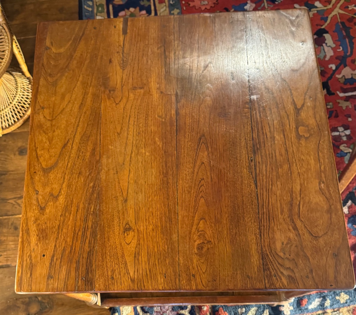 TABLE DESSERTE À DEUX PLATEAUX EN BOIS BLOND, ÉPOQUE DIRECTOIRE-photo-4