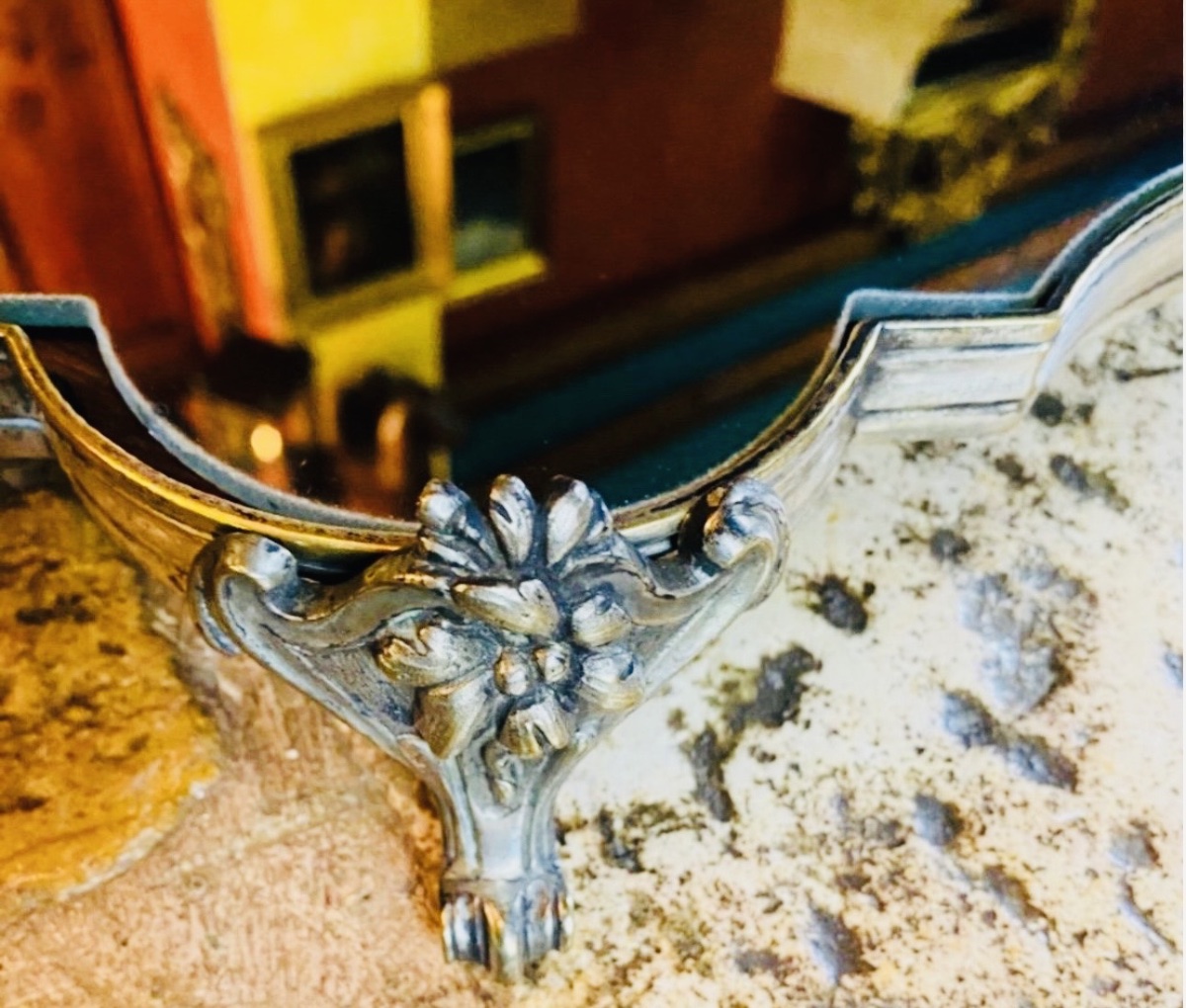 Large Silver-plated Bronze Table Centerpiece In The Louis XV Style-photo-6