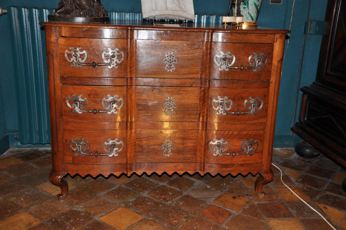 Dresser In Walnut XVIII Century-photo-2