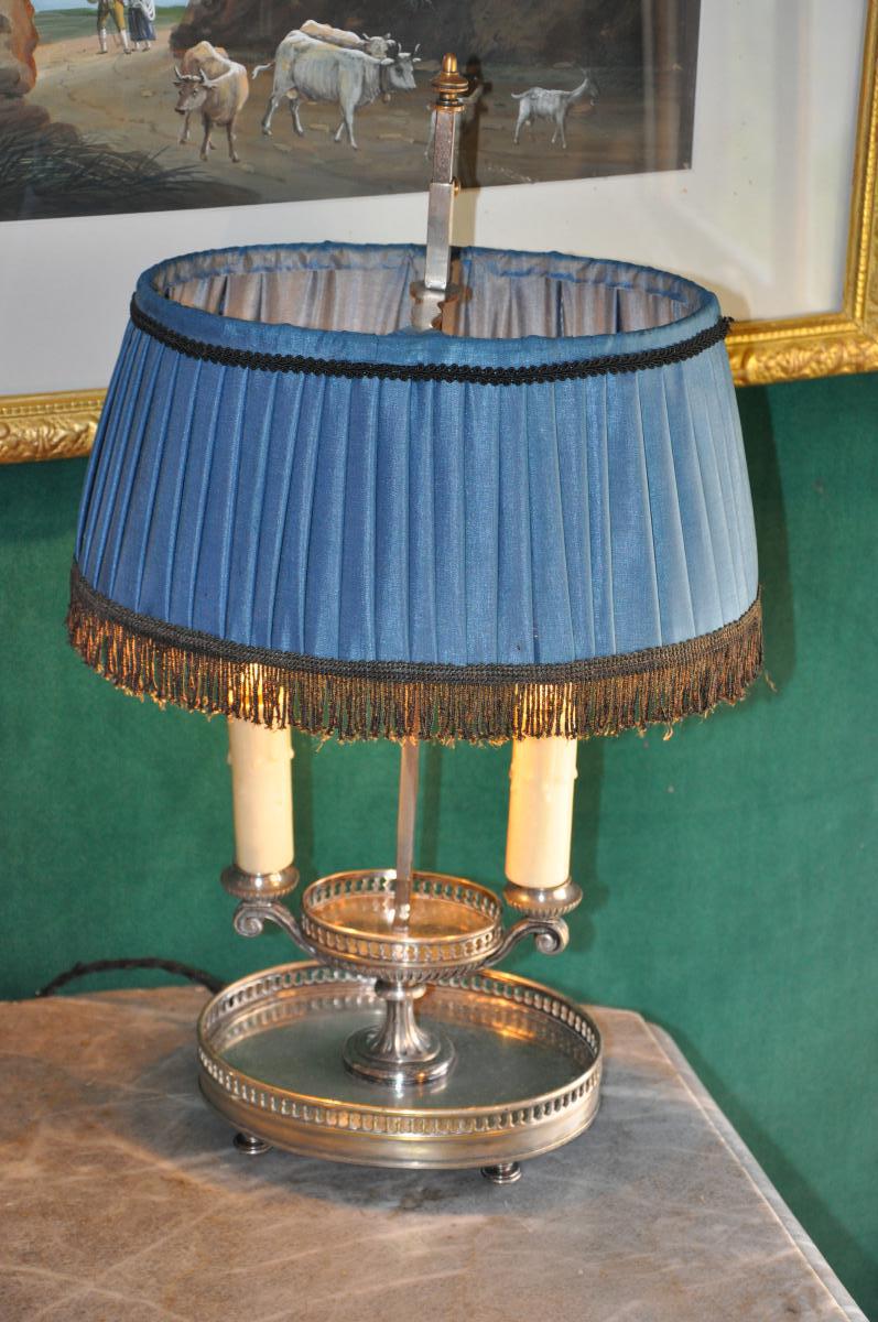 Kettle Silver Bronze Lamp
