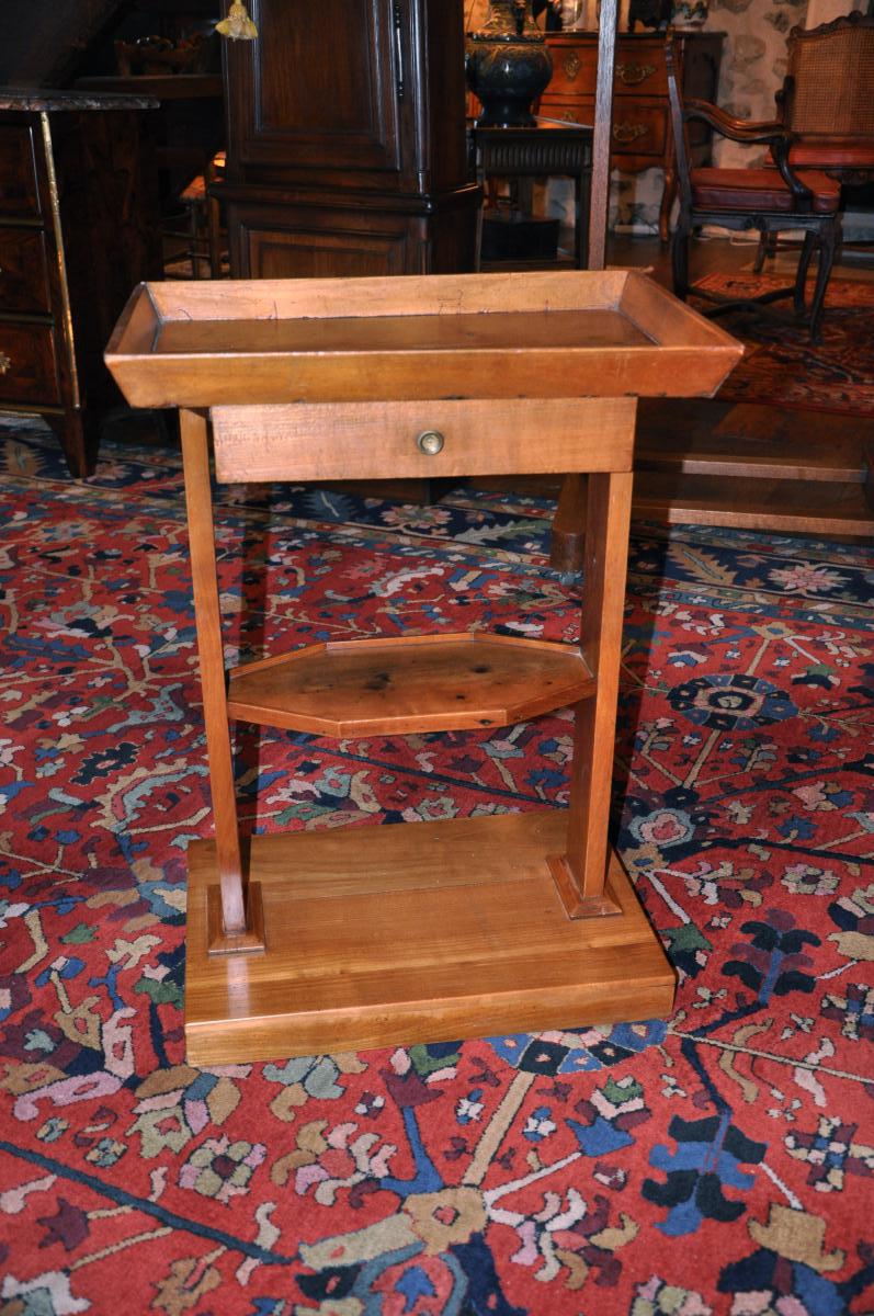 Little Table In Cherry Wood-photo-3