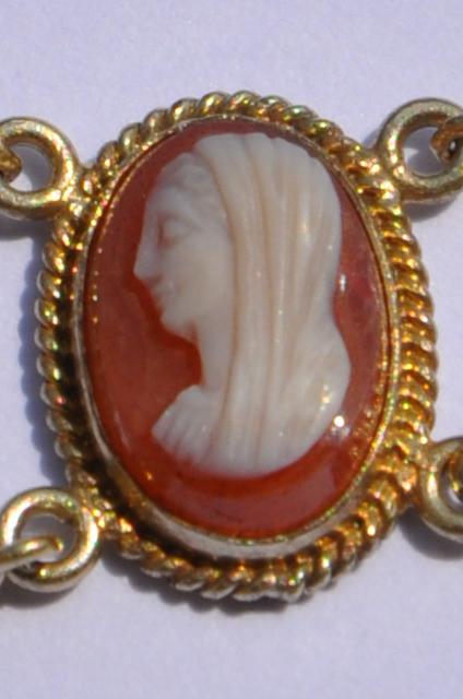 Necklace Drapery Beginning Of The 19th Century With 13 Cameos And Intact Of Which Some Ancient-photo-4