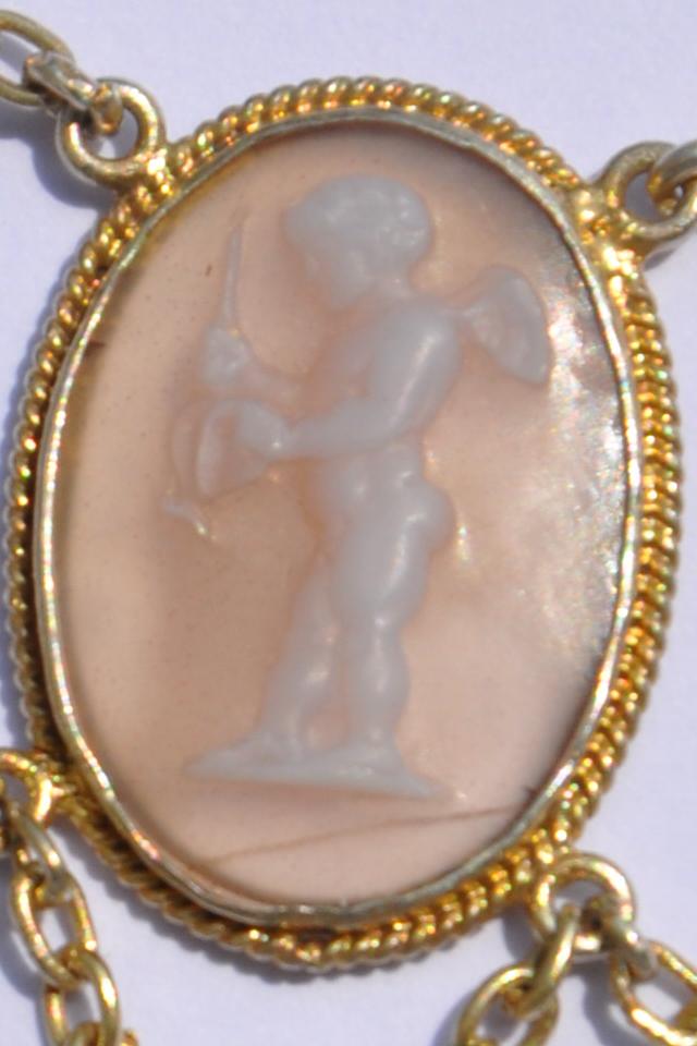 Necklace Drapery Beginning Of The 19th Century With 13 Cameos And Intact Of Which Some Ancient-photo-8