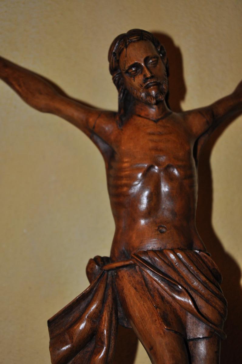 Christ En Buis Du 17 ème Siècle-photo-3