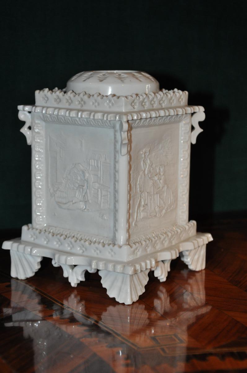 Night Lamp, Lamp Pagoda Lithophanies XIXth Century-photo-4