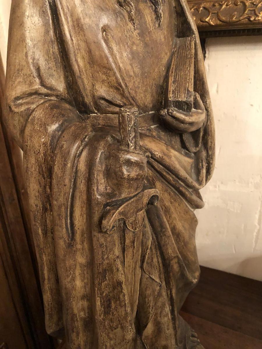 Saint Paul In Terracotta Of The Beginning Of XIX Eme Century-photo-3