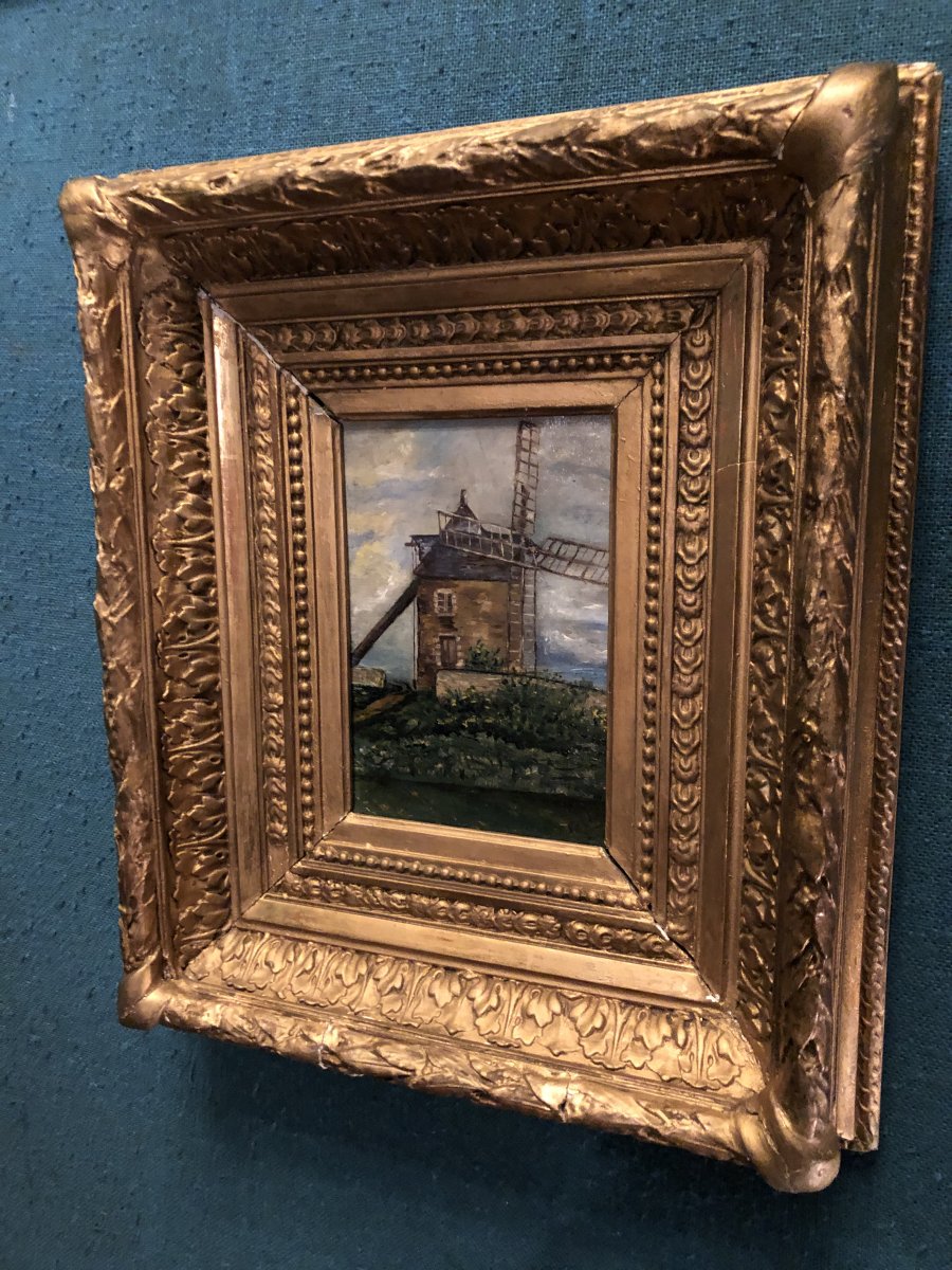 The Mill, Painting Naïve Beginning Of XX Eme Century-photo-3