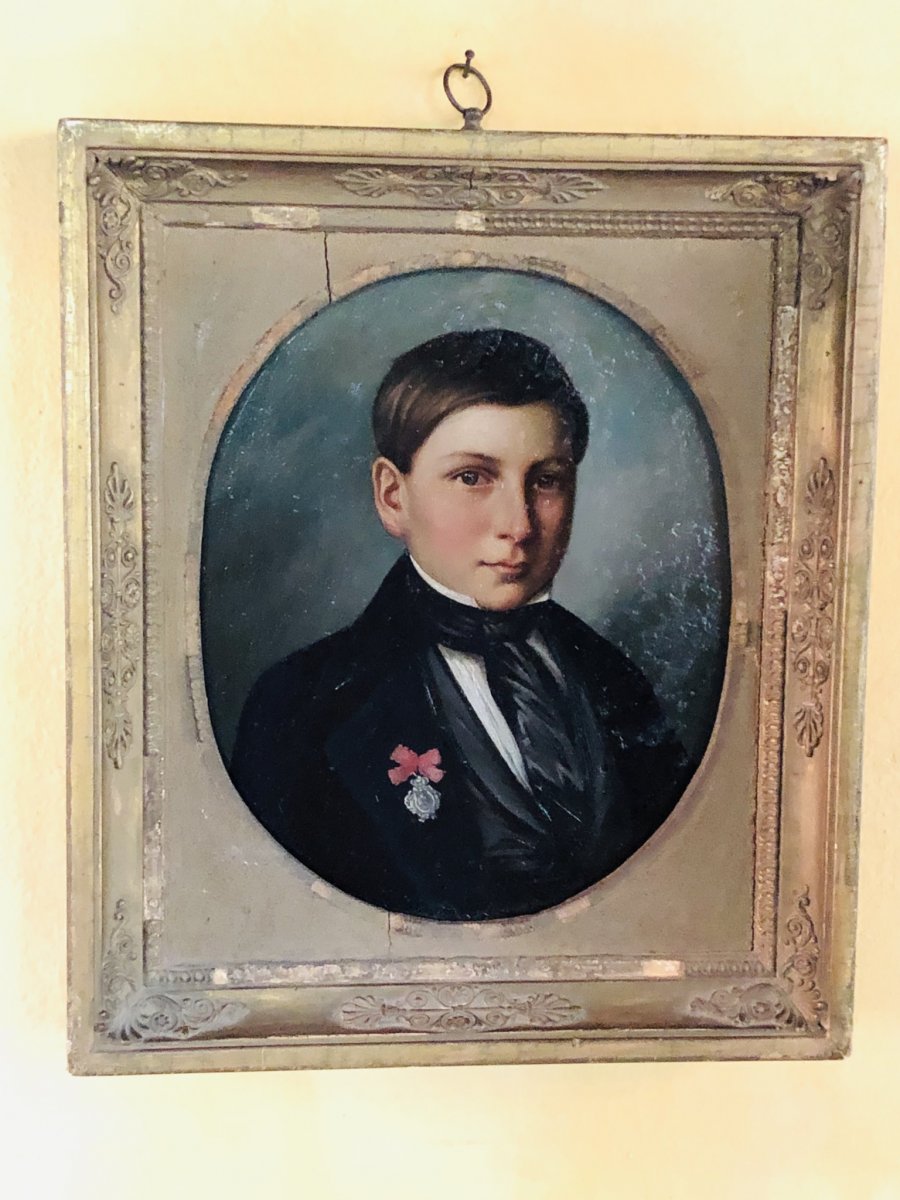 Young Romantic Boy With Decoration, From 1849