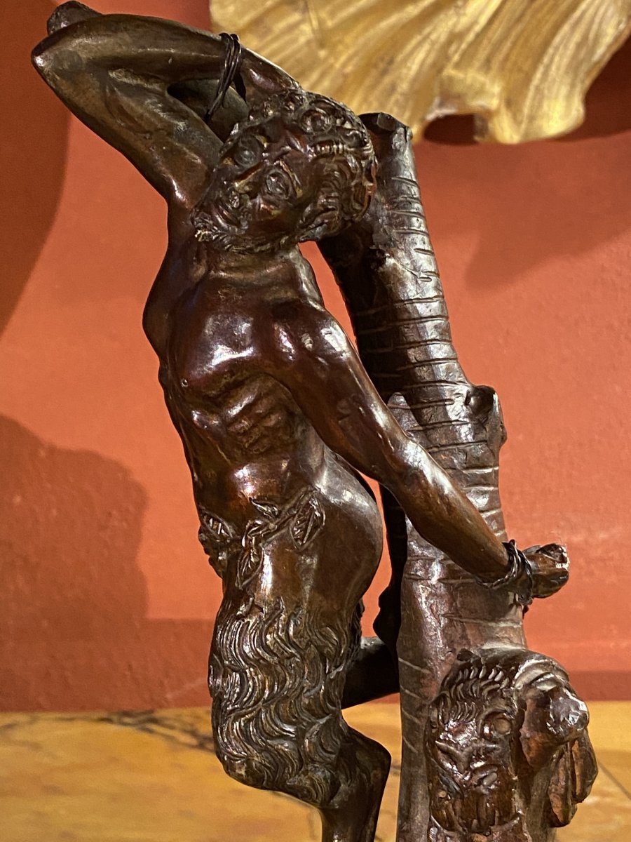 Souvenir Du Grand Tour, Bronze Le Supplice De Marsyas 