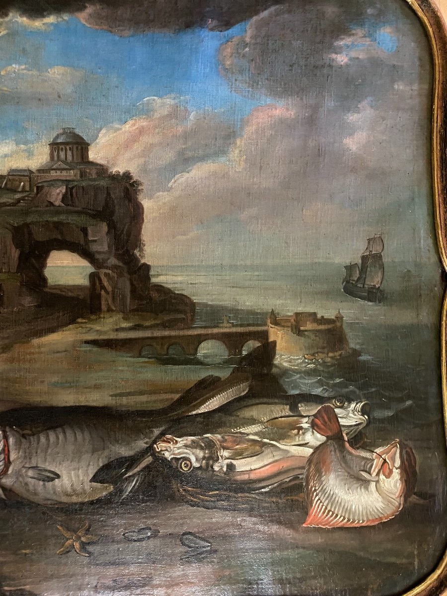 Peinture De Boiserie Du XVIII Eme Siècle -photo-4