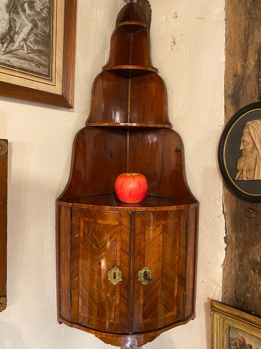 Louis XV Wall Corner In Rosewood-photo-6