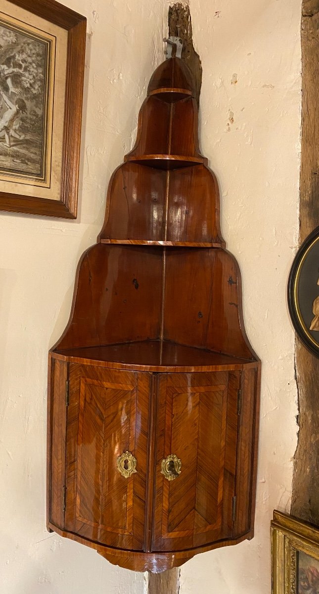 Louis XV Wall Corner In Rosewood