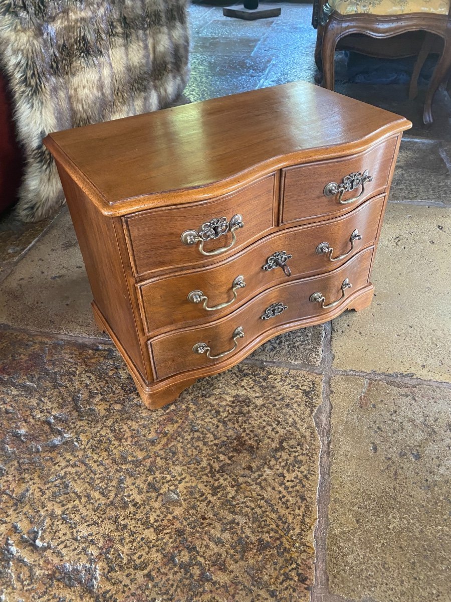 Chest Of Drawers Or Child In Walnut Early XX Eme Century-photo-2