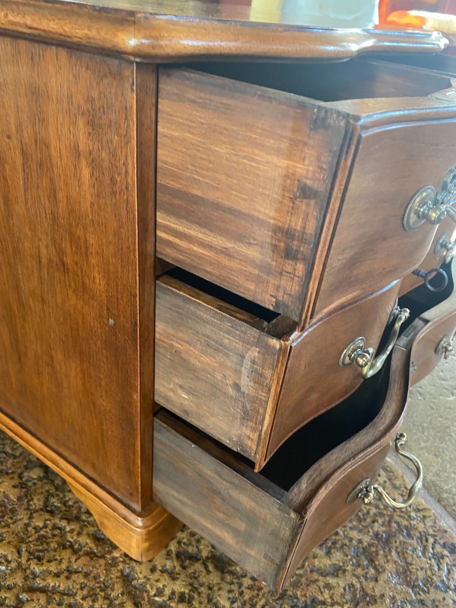 Chest Of Drawers Or Child In Walnut Early XX Eme Century-photo-4