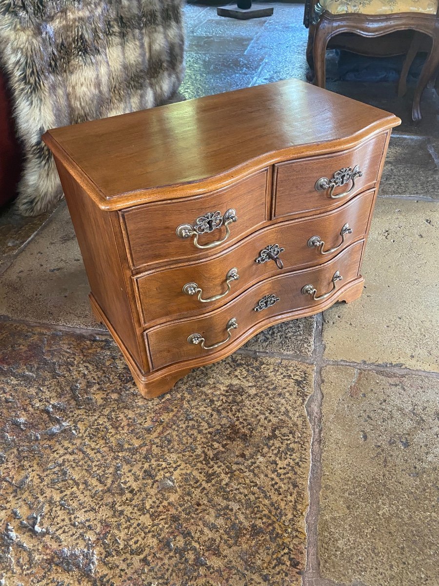 Chest Of Drawers Or Child In Walnut Early XX Eme Century-photo-7