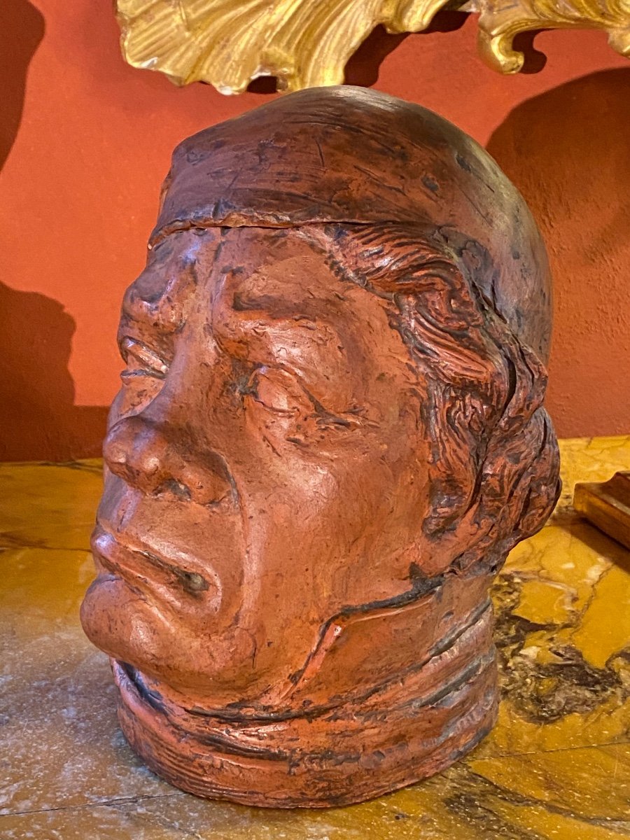Revolutionary With Phrygian Cap, Terracotta Tobacco Pot-photo-3