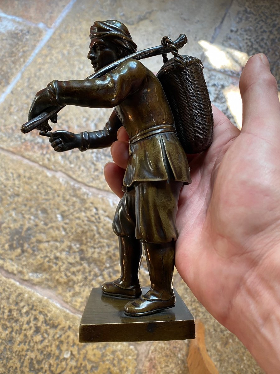 Pair Of Portefaix In Bronze Renaissance Style, XIX Eme Century-photo-1