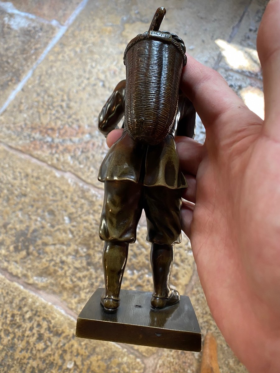 Pair Of Portefaix In Bronze Renaissance Style, XIX Eme Century-photo-4