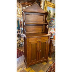 Charming Napoleon III Office Buffet In Walnut