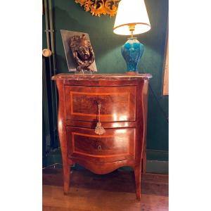 Small Italian Chest Of Drawers In Walnut Louis XV Period