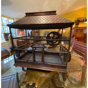 Large Architectural Birdcage End Of The XIX Eme Century