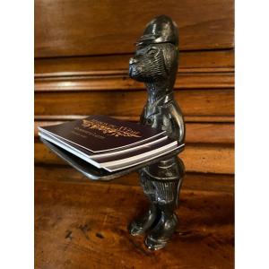 Bronze Hunting Dog Card Holder