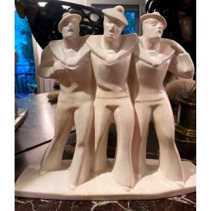 We Are The Navy Guys, Crackled Earthenware From Niderviller 