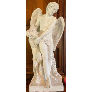 The Sacrifice Of Isaac, The Angel With The Ram Of The Sacrifice Of Isaac, By Léopold Renard (1868-1945)