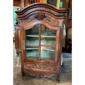 Verriot provençal en noyer du XIX eme siècle, superbe qualité 