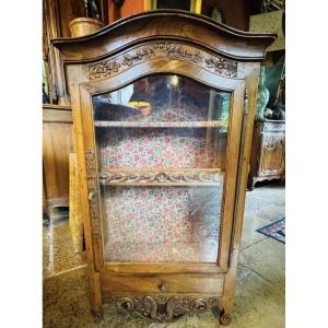 Verriot provençal en noyer transition Louis XV Louis XVI