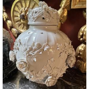 Paire De Pots-pourris en Samson Fin Du XIX Eme Siecle