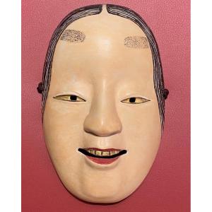 MASQUE DU THÉÂTRE NOH en PAPIER MÂCHÉ, 1 ÈRE MOITIÉ DU XX EME SIÈCLE