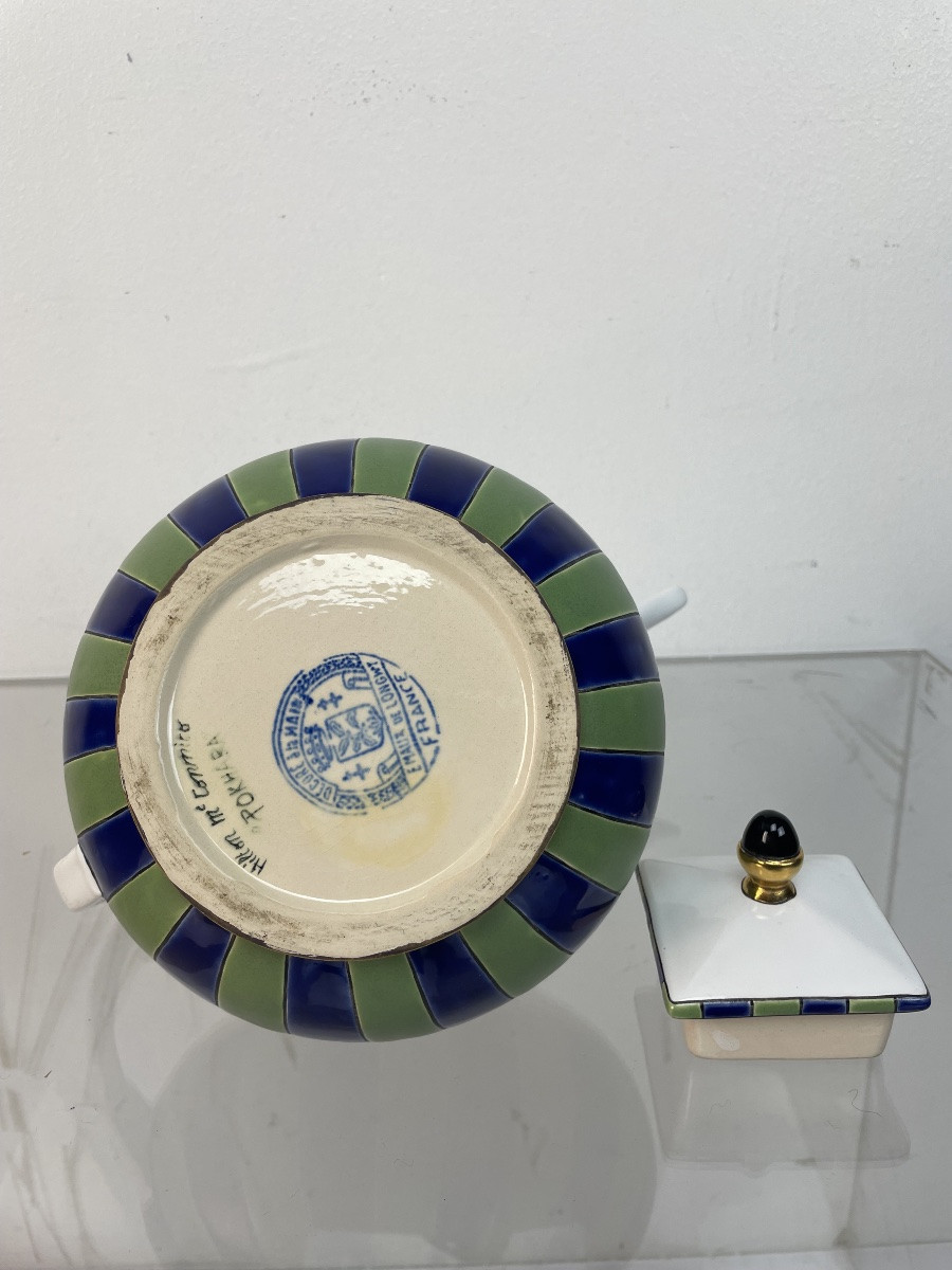 Longwt Enamel Porcelain Teapot By Hilton Mc Connico -photo-3