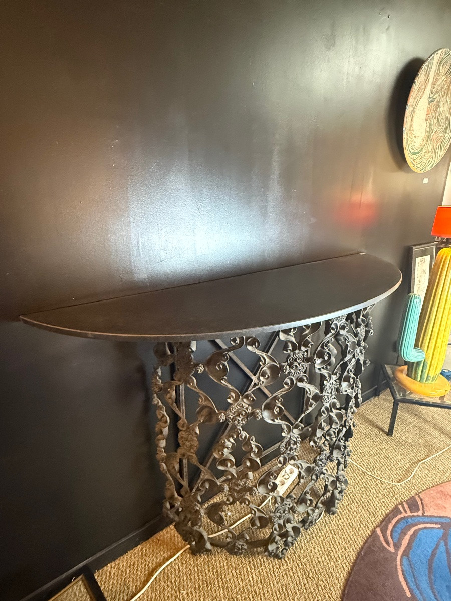 Console En Bronze Par Jean Boggio -photo-2